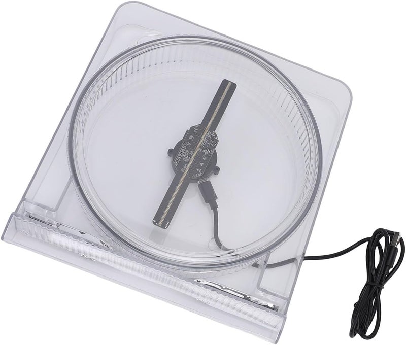 Walmeck 3D Hologram Fan 5.5 Inch 2000x128 LED Advertising Projector with 128 Beads for Shop - Image 3